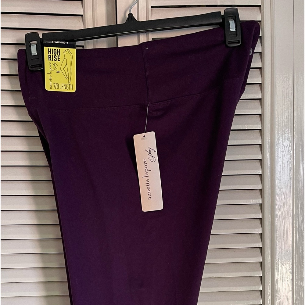 NWT Nannette Lepore Compression Leggings High Rise